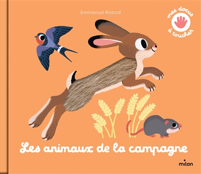 Livre à toucher sur les animaux de la campagne